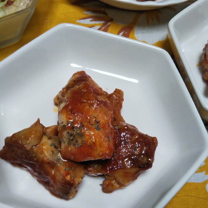 鶏もも肉のケチャップカレーパウダー焼き☆